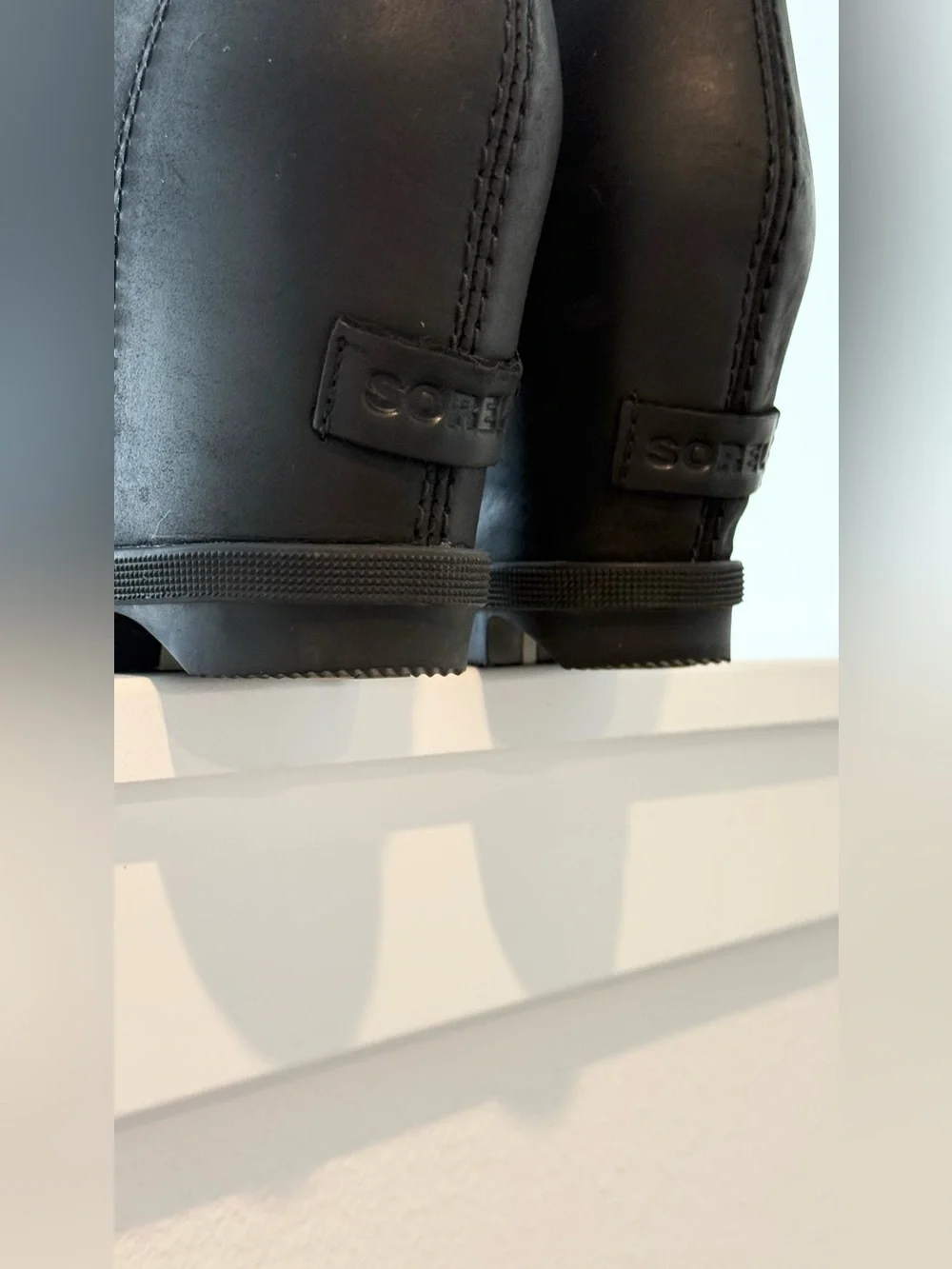SOREL Joan Rhapsody™ Zip Women's Wedge Boot in Black, Black Size 9
